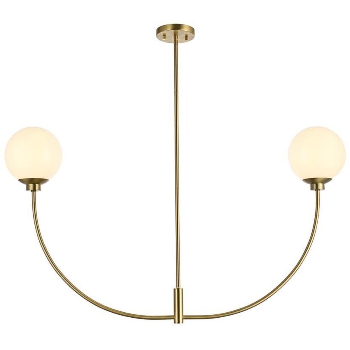 Nyomi 42 inch chandelier in Satin Gold