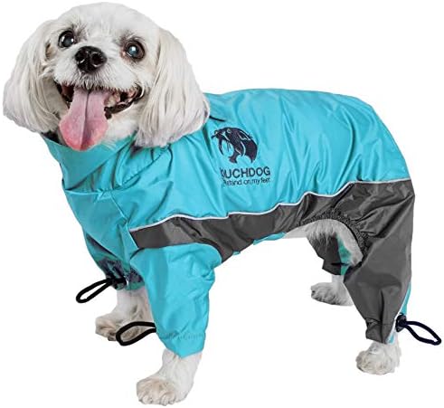 Touchdog Quantum-Ice Full-Bodied Adjustable and 3M Reflective Dog Jacket w/ Blackshark Technology
