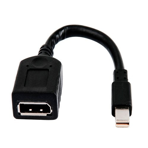 6IN MINI DISPLAYPORT MALE TO DISPLAYPORT FEMALE CABLE ADAPTER