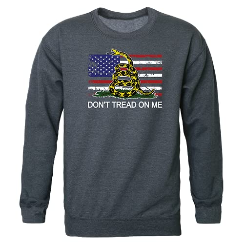 GraphicCrewneck, Flag w/Gadsden, HCH, L