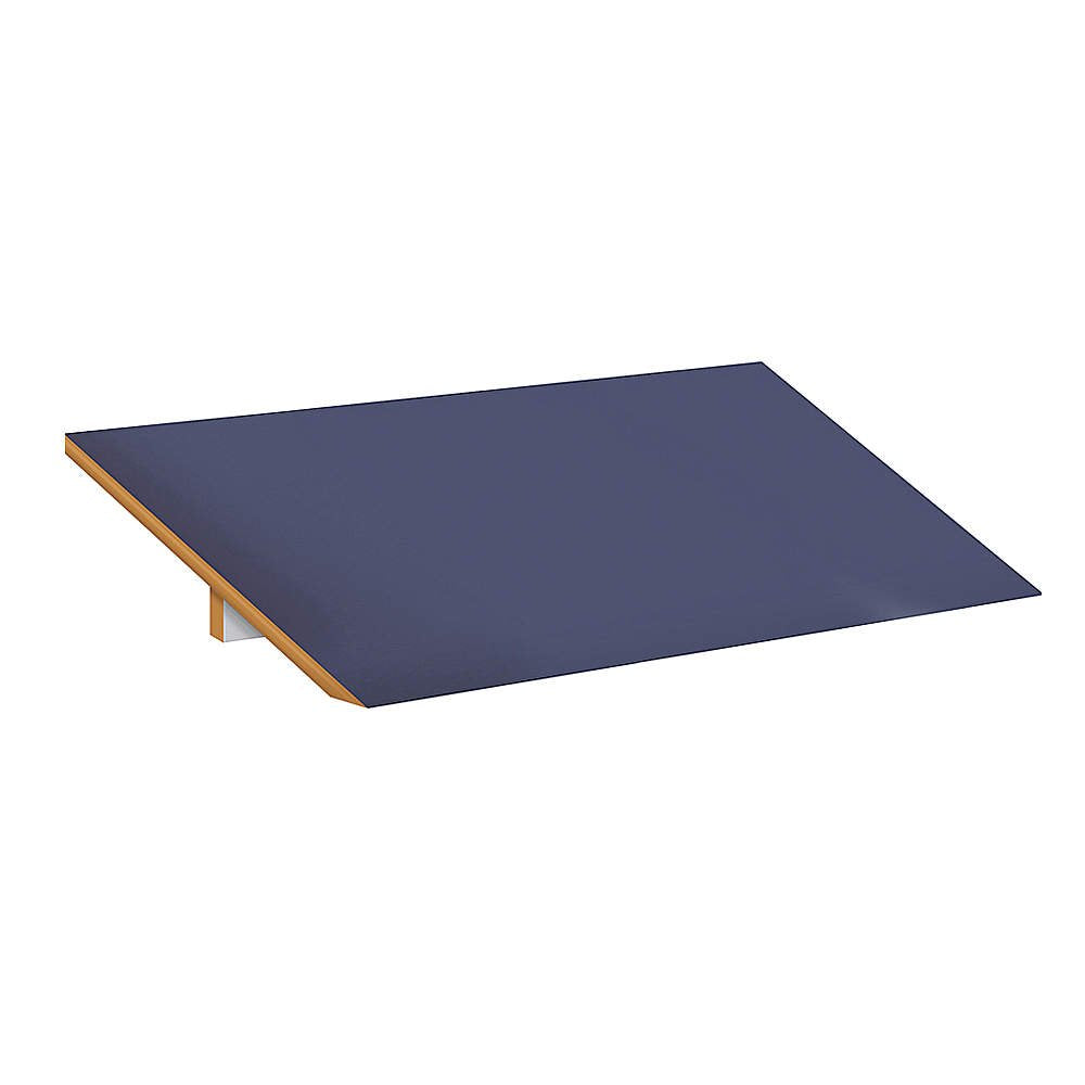 Sloping Hood - for 12 Inches Wide - 18 Inch Deep Designer Wood Locker - 3 Wide - Blue