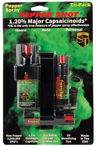 Pepper Shot 1.2% MC Tri-pack pepper spray