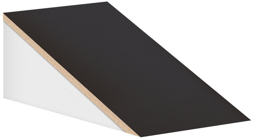Sloping Hood - for 12 Inches Wide - 21 Inch Deep Designer Wood Locker - 1 Wide - Black