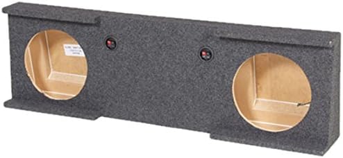 Empty Woofer Box Qpower Dual 12' Gmc Crew Cab '07-'13