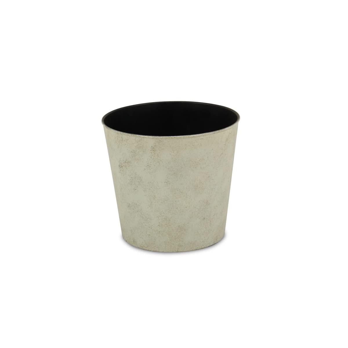 9 Inch Round Tapered Plastic Pot - Cream