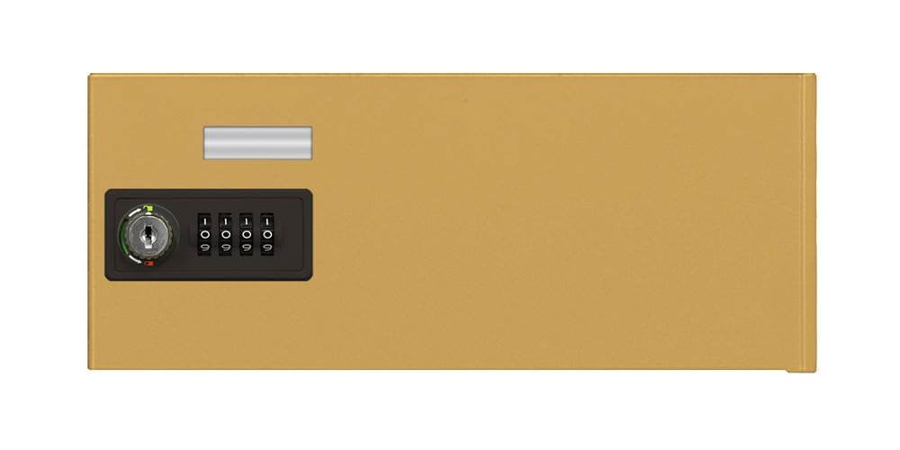 Replacement Door with Resettable Combination Lock - Standard B Size - for Cell Phone Locker - Gold