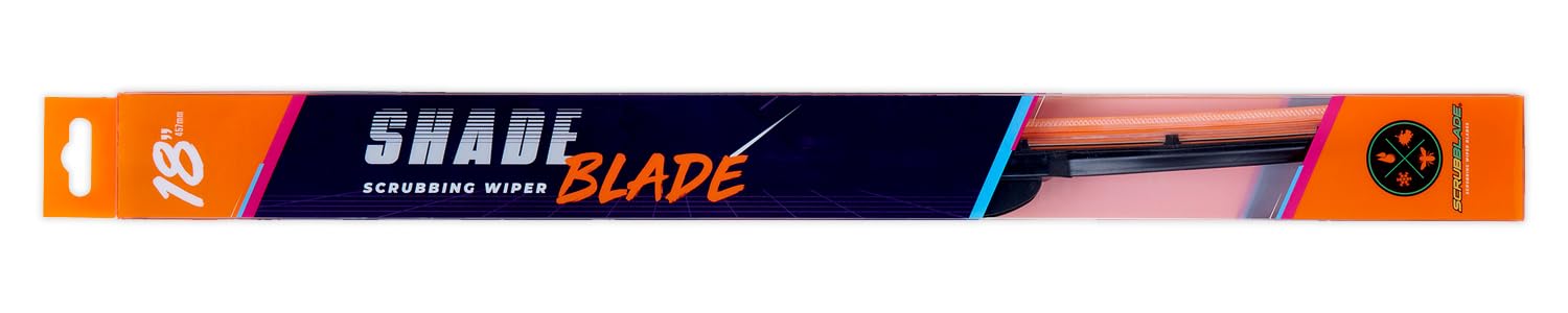 Scrubblade CBO2200: 22 550Mm Orange Silicone Shadeblade Wiper Blade