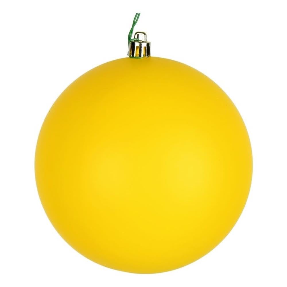 Casafoyer 3” Yellow Matte Ball UV 12/Bag - (Pack Of 2)