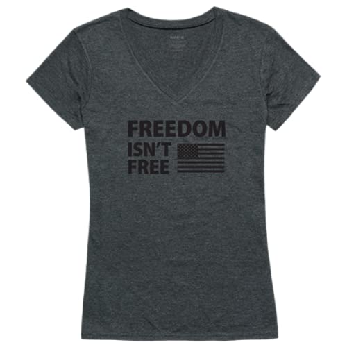 Graphic V-Neck, Freedom Isnt, HCH, L