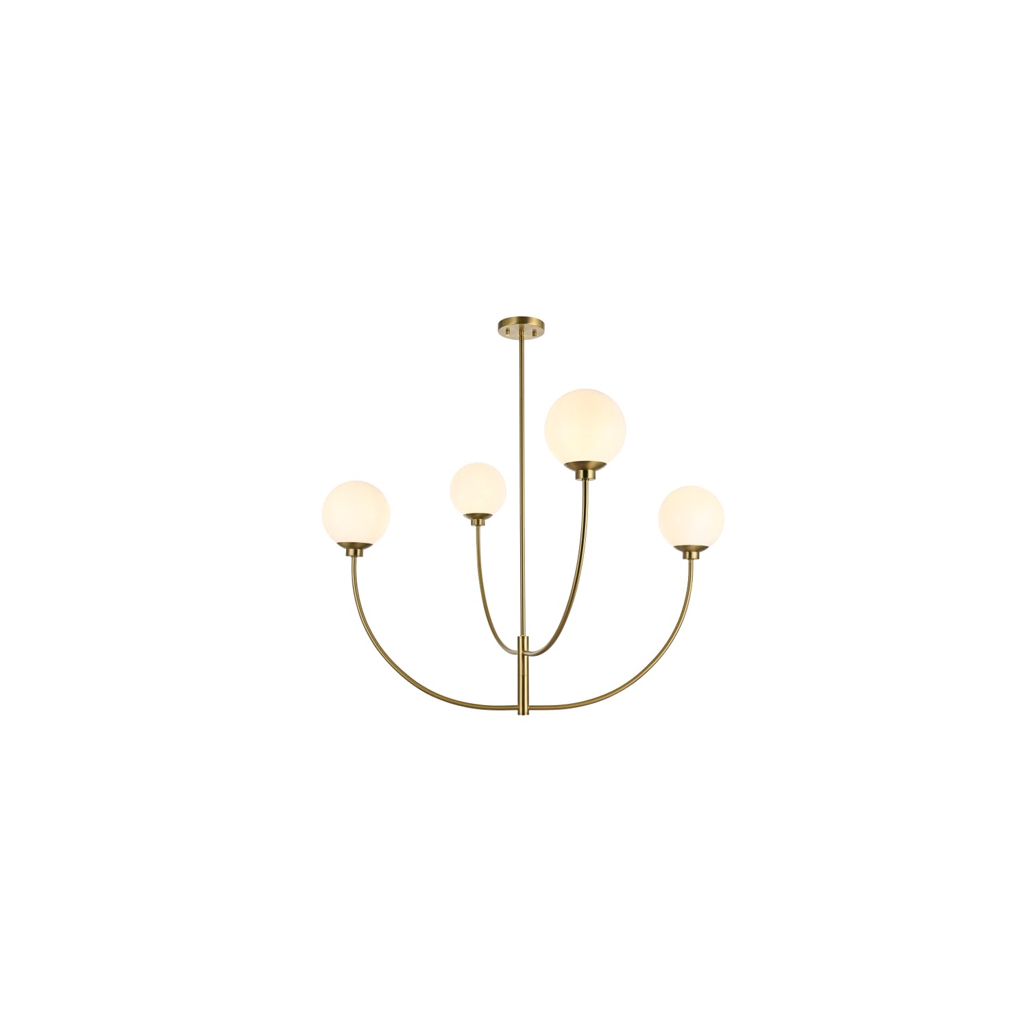 Nyomi 42 inch chandelier in Satin Gold