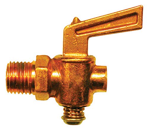 Jmf Drain Valve 14  Mpt Steel Bulk 30 Psi