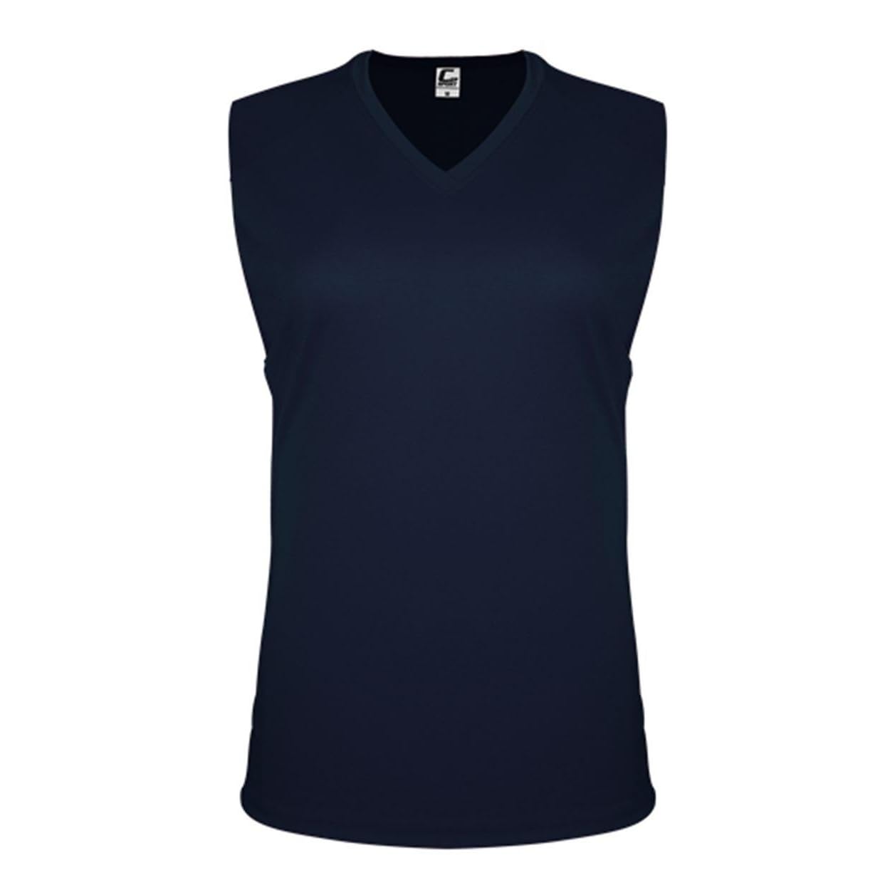 C2 Sport Womens Sleeveless V-Neck T-Shirt - Navy, L