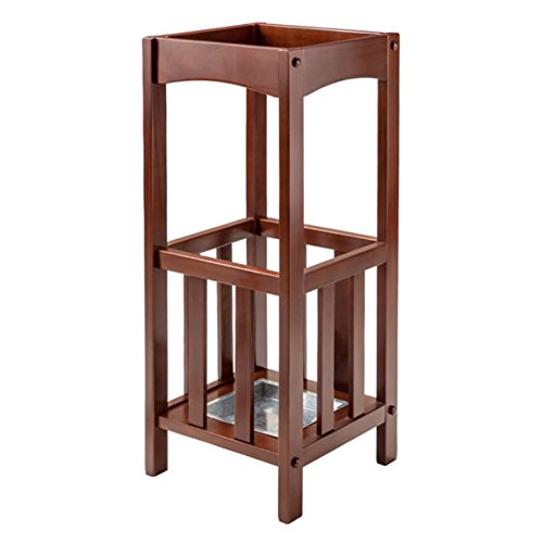 Yardlio Elegant Walnut Albert Entertainment Cart: Versatile, Mobile Serving Solution