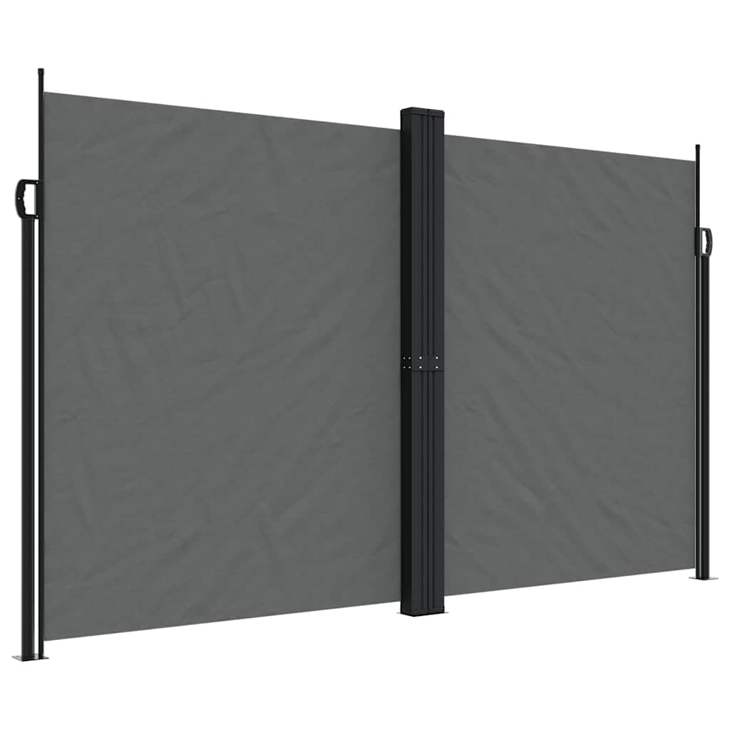 vidaXL Retractable Side Awning Anthracite 78.7x236.2"