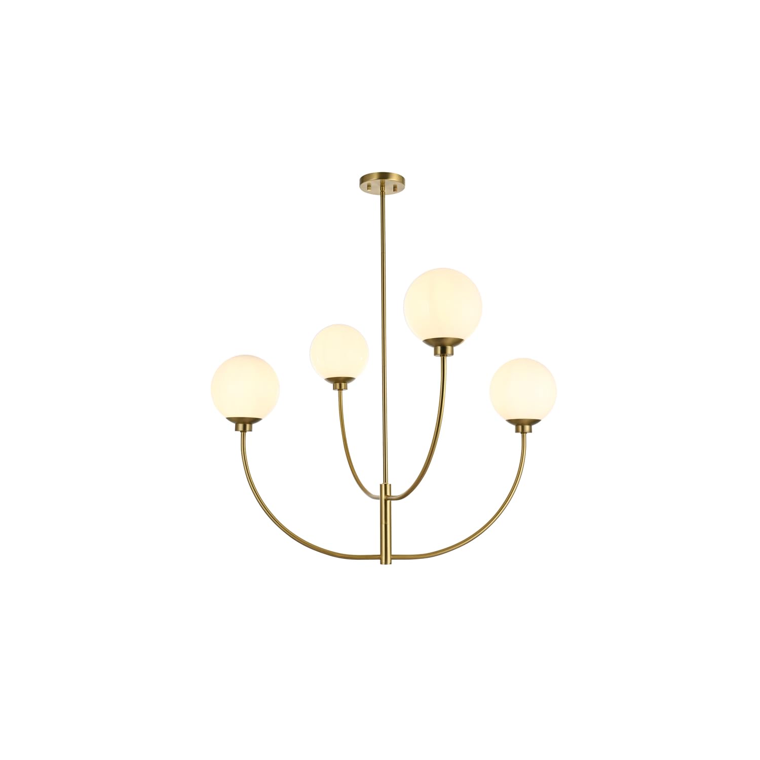 Nyomi 36 inch chandelier in Satin Gold