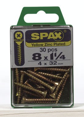 Scrw Spax Fh8X125Ylbx30