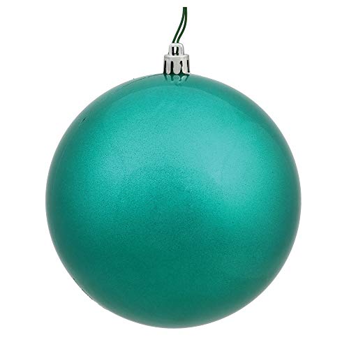 Casafoyer  4” Teal Candy Ball UV Drilled 6/Bg - N591042DCV - (Pack Of 2)