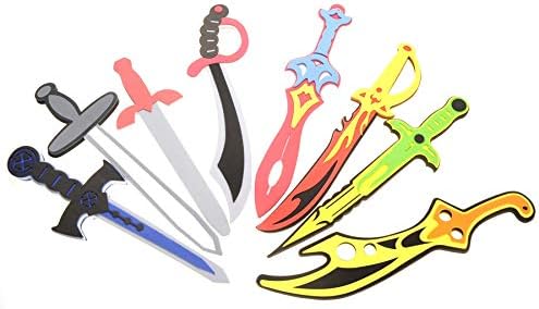 8 Pack Foam Swords Play Set
