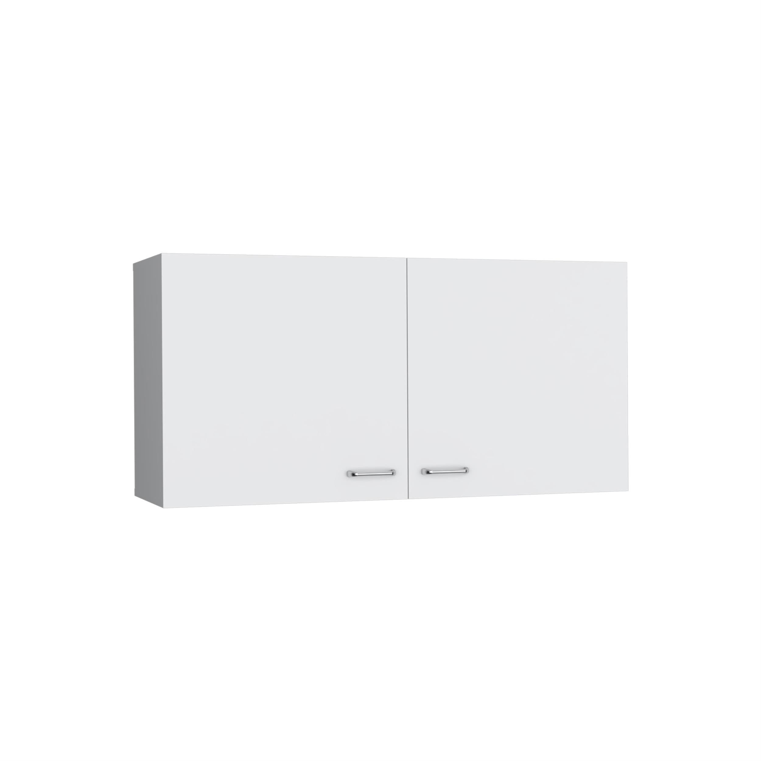 Napoles 39 W Double Door Wall Cabinet White"