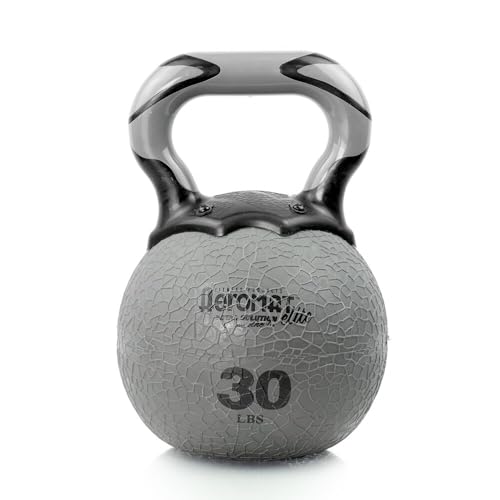 Casafoyer  Elite Kettlebell Medicine Ball, 30 LB, Color: Gray - (Pack Of 2)