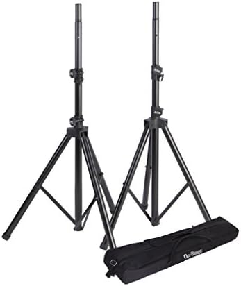 All-Aluminum Speaker Stand Pak With Zippered Bag