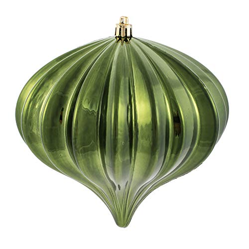 Casafoyer  5.7” Moss Green Shiny Onion UV 3/Bg - N151264DSV - (Pack Of 2)