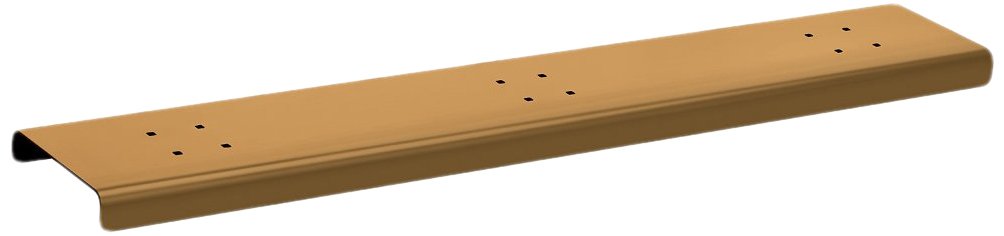 Spreader - 3 Wide - for Designer Roadside Mailbox - Brass