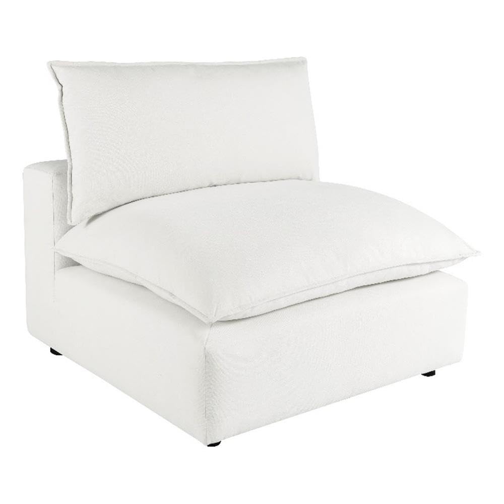 Cali Pearl Performance Fabric Armless Chair