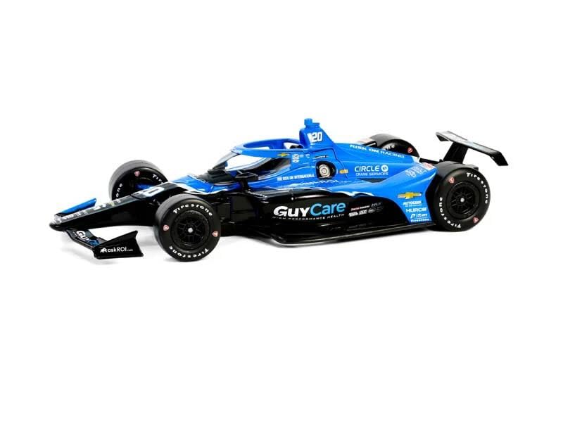 Dallara IndyCar #20 Ed Carpenter Guy Care Ed Carpenter Racing ?NTT IndyCar Series? (2024) 1/18 Diecast Model Car by Greenlight