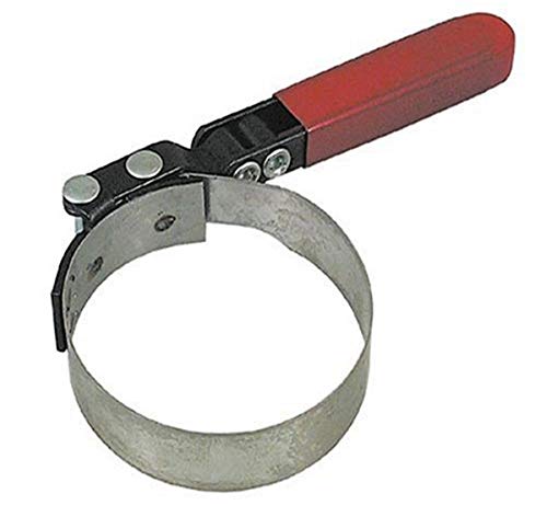Lisle 53500 Satndard Swivel Grip Oil Filter Wrench , Red