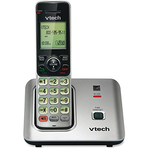 Vtech Vtcs6619 Dect 6.0 Expandable Speakerphone With Caller Id, Black, 6.9 X 6.7 X 5.2