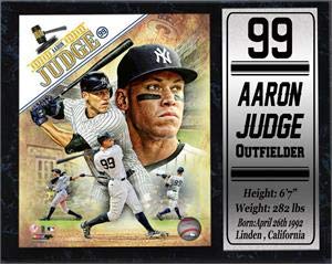 12x15 Stat Plaque - Aaron Judge New York Yankees