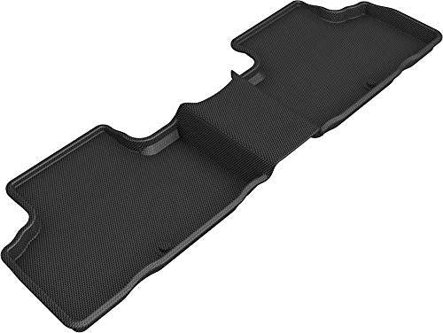 3D Maxpider Second Row Custom Fit All-Weather Floor Mats For 2021 Genesis Gv80 - Kagu Rubber (Black)