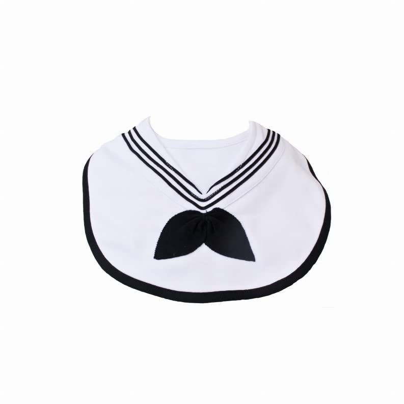 WHITE SAILOR UNIFORM BIB
