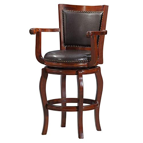 Boraam Jones Swivel Stool, Cherry
