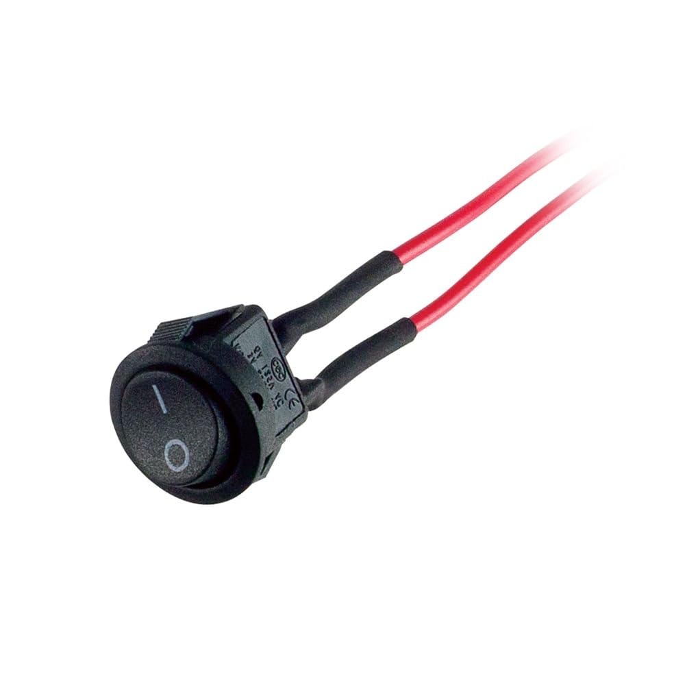 Round Rocker Mini Off-On Prewired 5 Pack