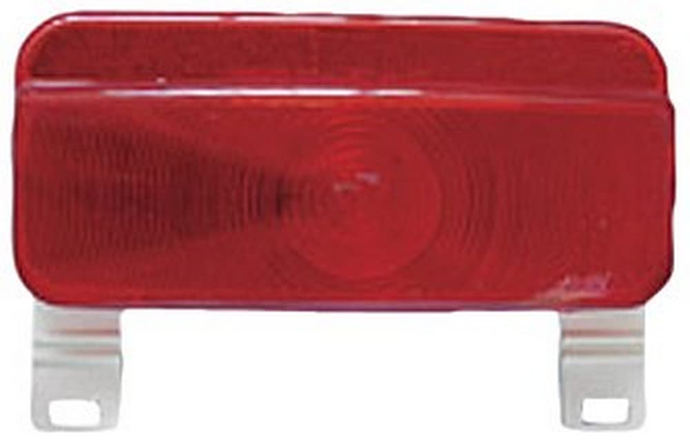 Fasteners Unlimited (003-81L) Surface Mount Tail Light with License Plate Bracket, White