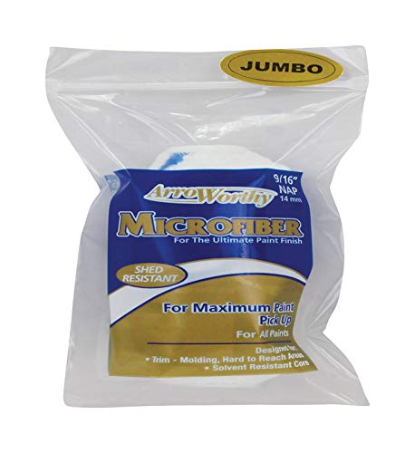 Arroworthy Microfiber 4 In. X 4 In. W Mini Paint Roller Cover 1 Pk - Case Of: 1; Each Pack Qty: 1