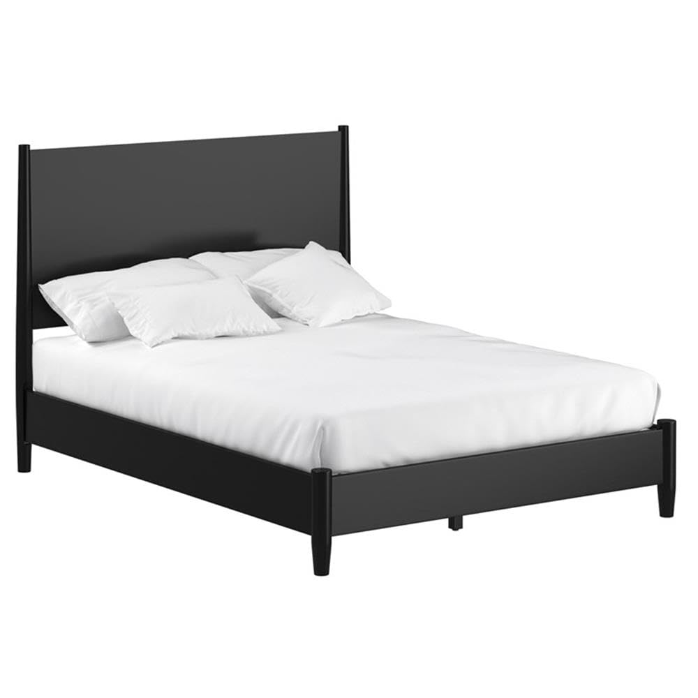 Flynn Queen Panel Bed, Black