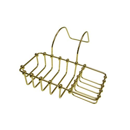 Kingston Brass Cc2162 Vintage Clawfoot Soap And Sponge Holder 9-1/4 Inch Length Polished Brass