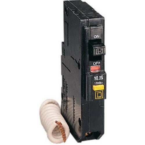 Square D - Qo115Gficp Qo Qwik-Gard 15 Amp Single-Pole Gfci Circuit Breaker
