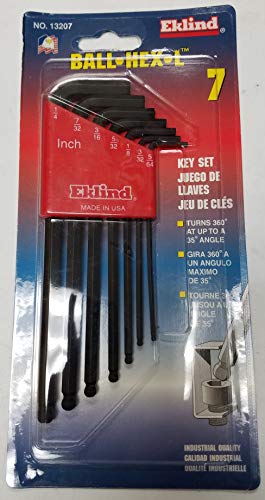 Eklind 13207 Long Series Ball-Hex-L Set 7 Count