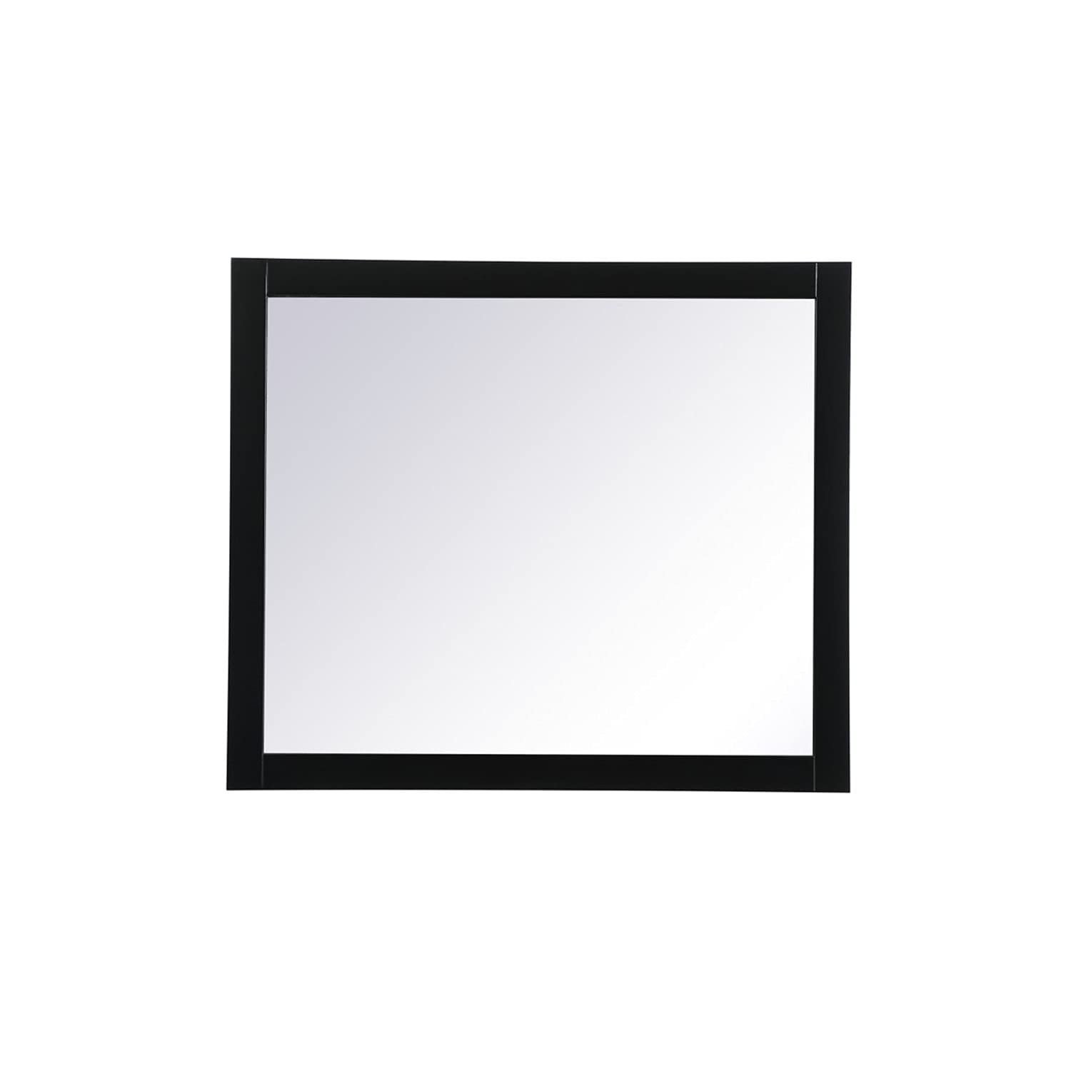 Aqua vanity mirror 42x36 inch in black