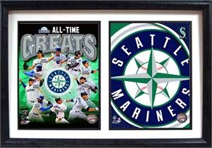 12x18 Double Frame - Seattle Mariners Greats