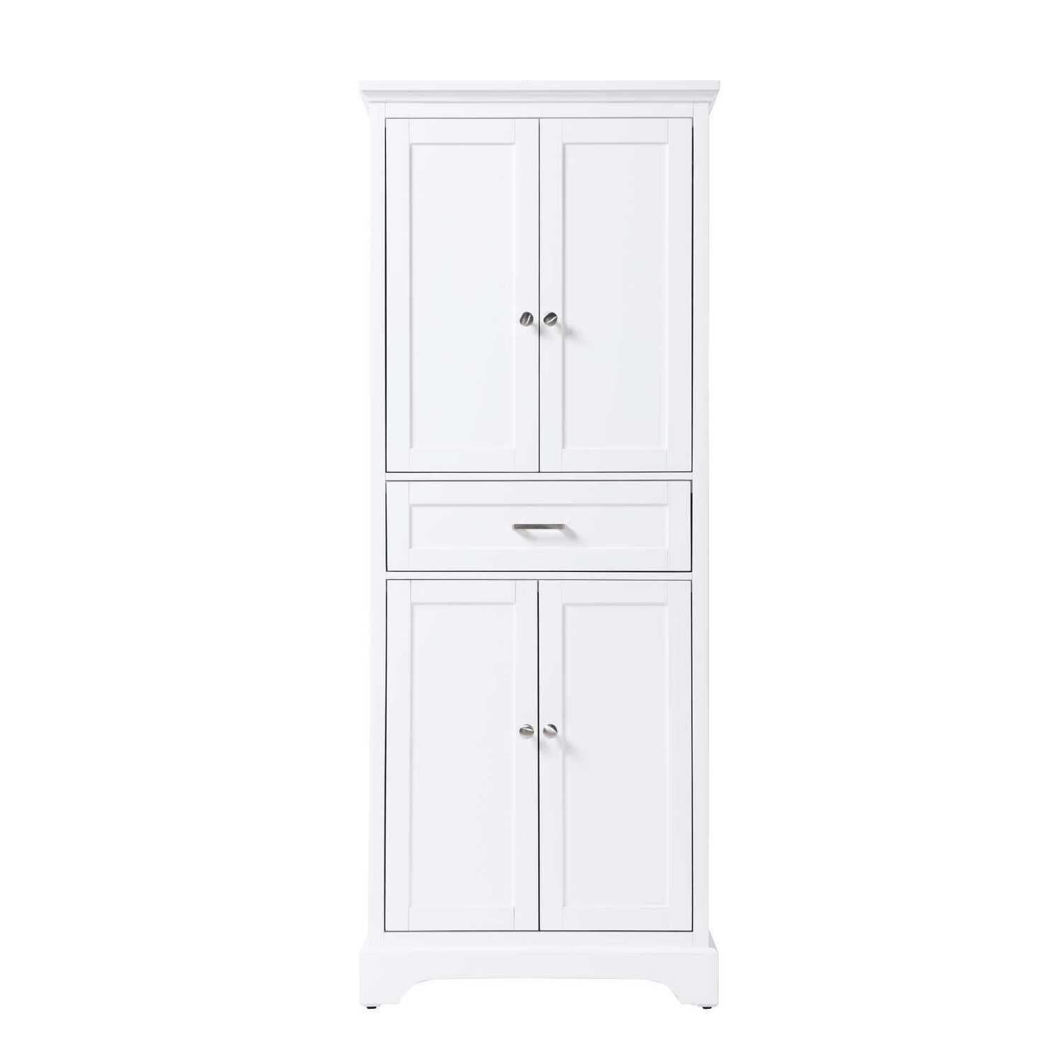 28 inch Bath Storage Cabinet in White