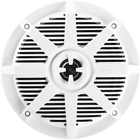 Boss 6.5' 2-Way Coaxial Marine Speaker 200W White