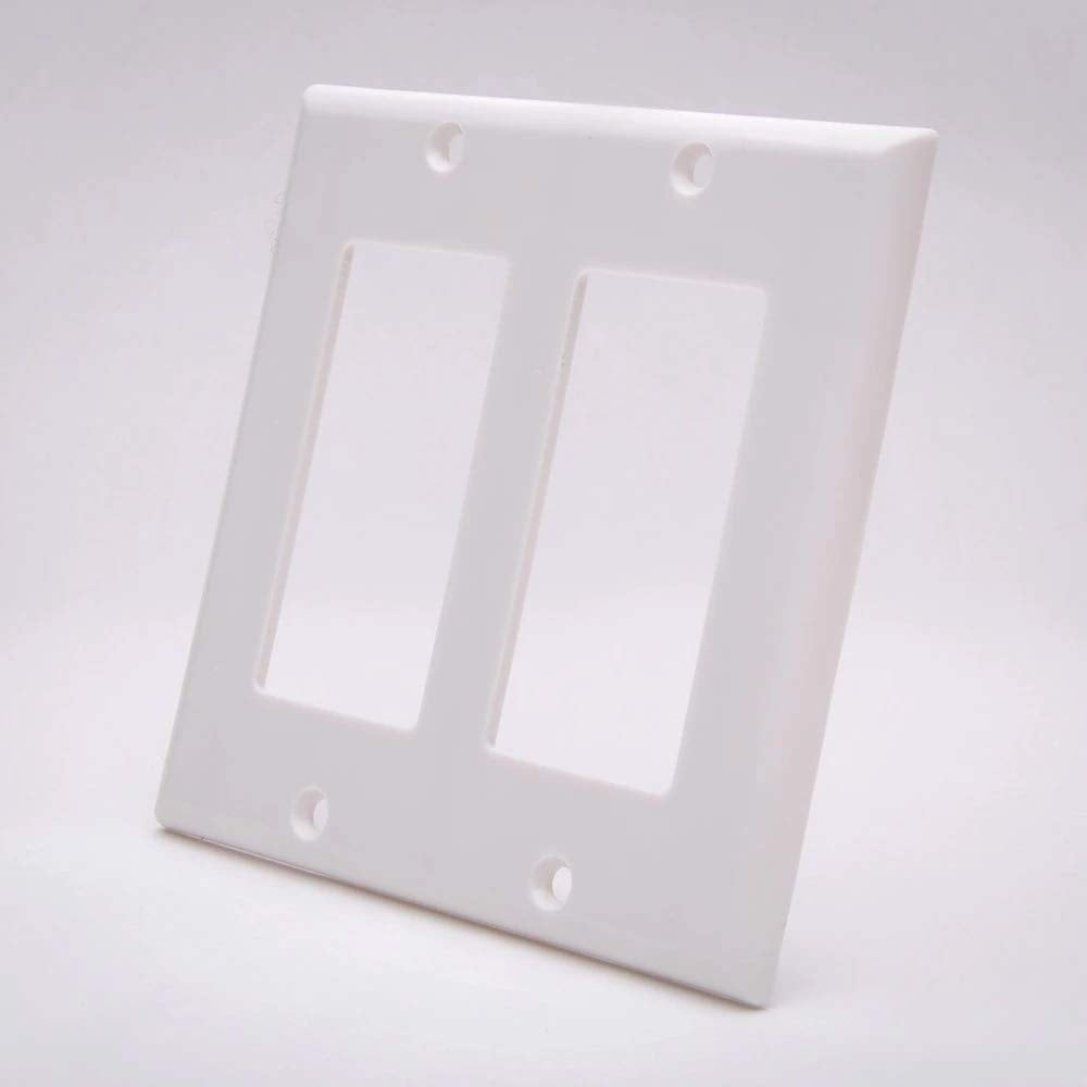 Decora Face Plate Dual White