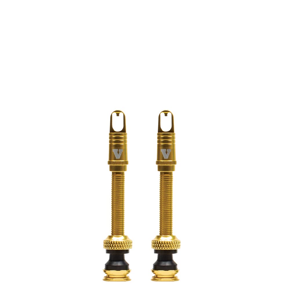 TLC 50mm Tubeless Valve Stem  Gold..**Product made in Taiwan..