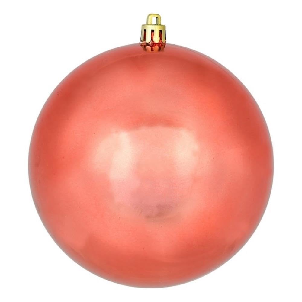 Casafoyer 2.4” Coral Shiny Ball UV 24/Bag - (Pack Of 2)