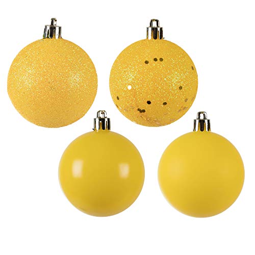 Casafoyer 2.4” Yellow Ball 4 Finish Asst 24/Bx - (Pack Of 2)